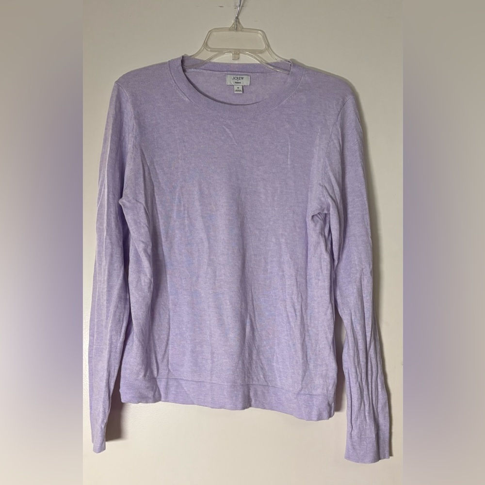 J. Crew Lavender Crewneck Sweater